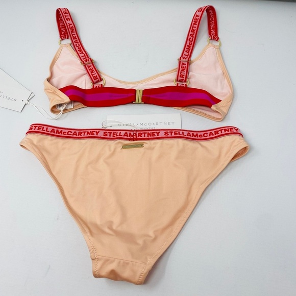 NWT***STELLA MCCARTNEY Sporty Elastic Pink Bikini SET***$395 - Picture 9 of 10